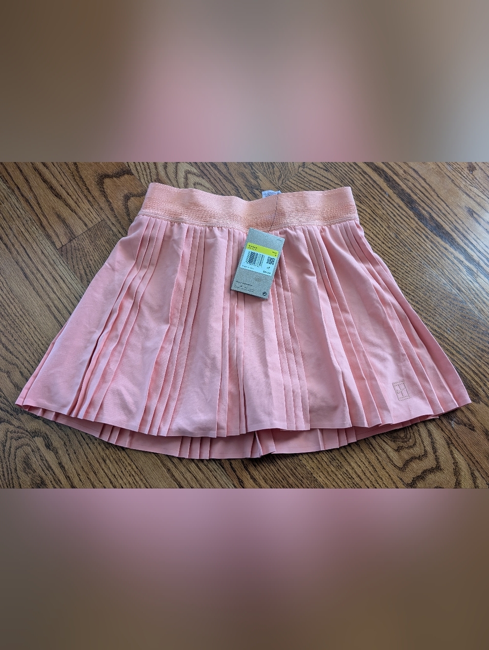 NEW! Women's Nike Pleated Tennis Skirt Size Small Peach Color